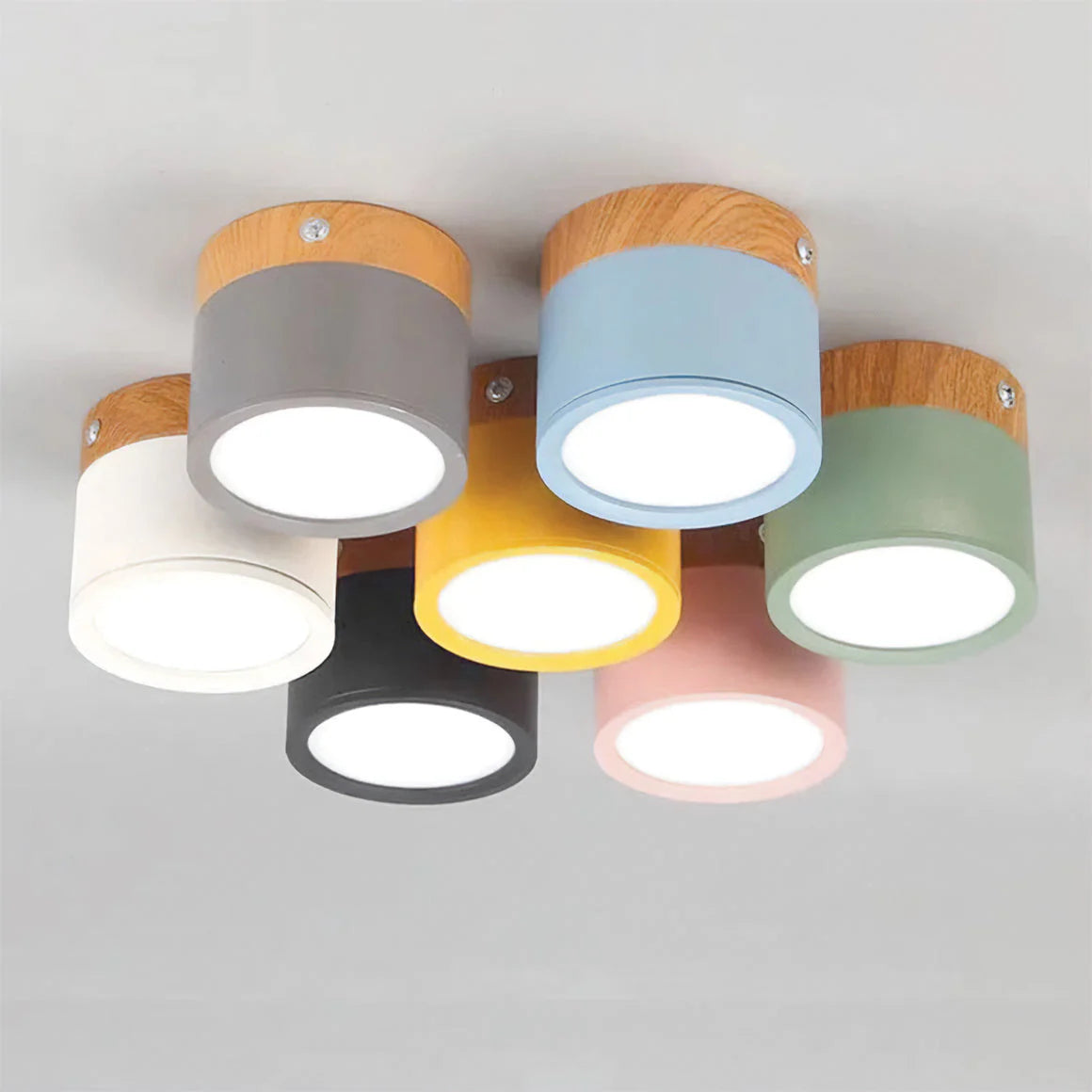 Ceiling Light Aluminum Mini Cylinder 2.8 in x 2.4 in Indoor Hallway Living Room Bedroom Modern Lighting | Thomler