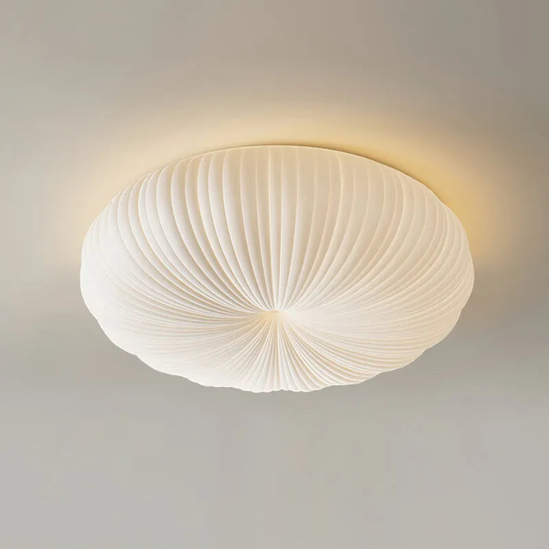 Ceiling Light Metal PE Acrylic 7.9 in Round Modern Indoor LED Fixture Bedroom Living Room Dining Area | Thomler