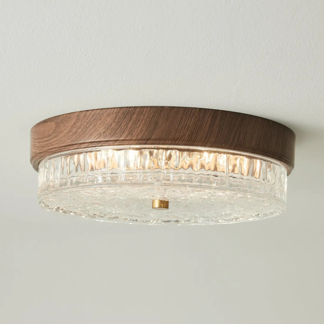 Ceiling Light Glass LED 12.6 in Indoor Bedroom Living Room Dining Room Modern Fixture | Thomler