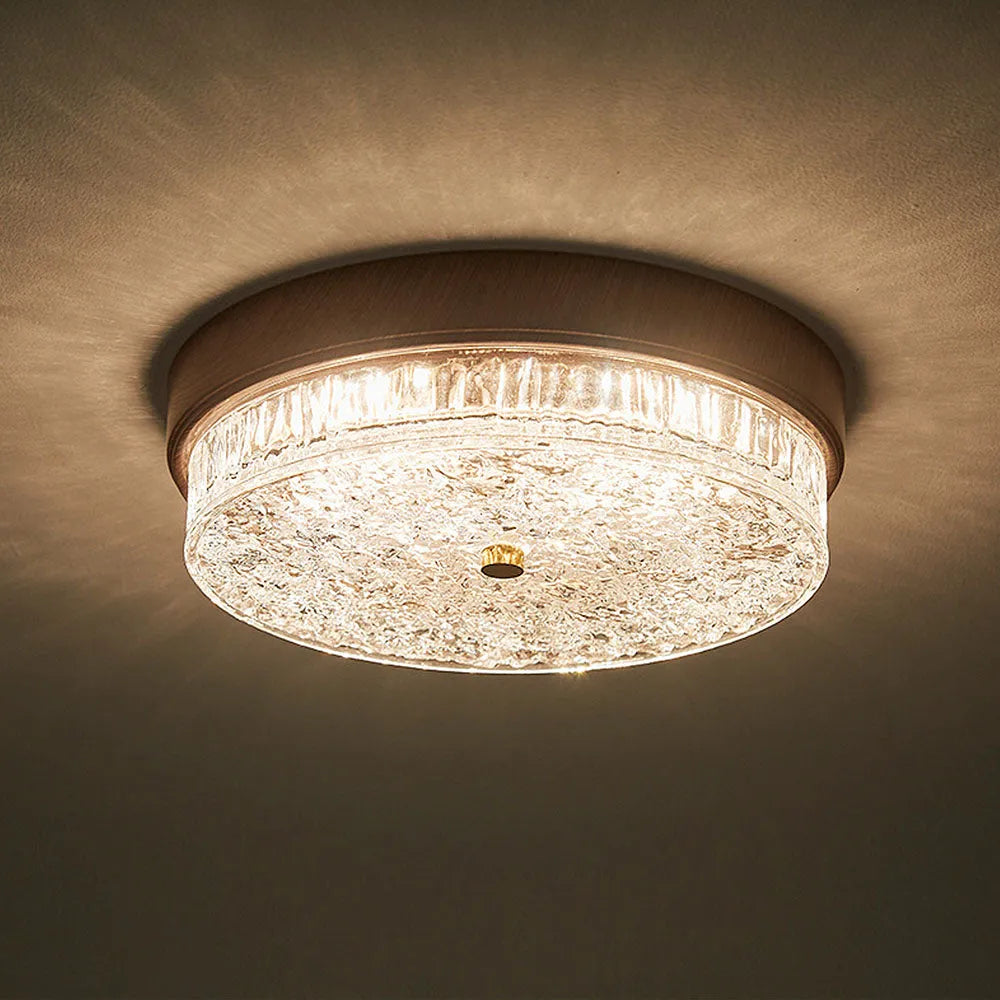 Ceiling Light Glass LED 12.6 in Indoor Bedroom Living Room Dining Room Modern Fixture | Thomler