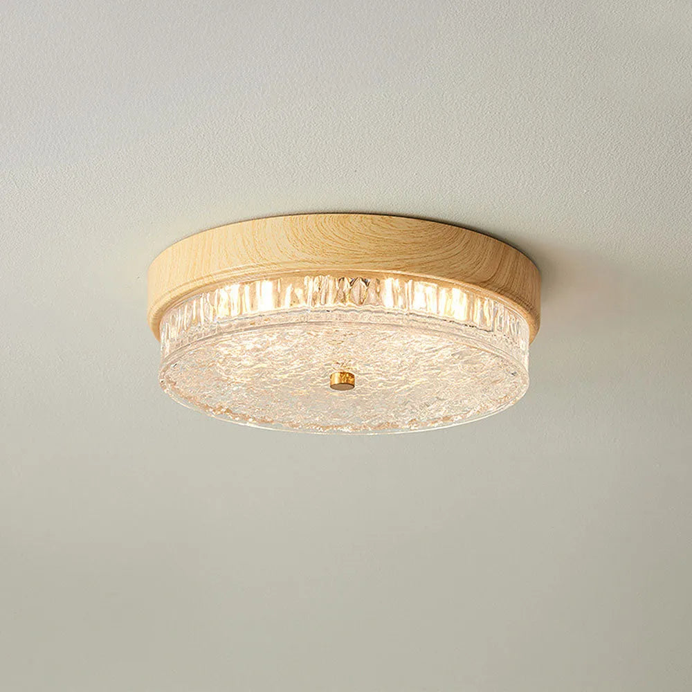 Ceiling Light Glass LED 12.6 in Indoor Bedroom Living Room Dining Room Modern Fixture | Thomler