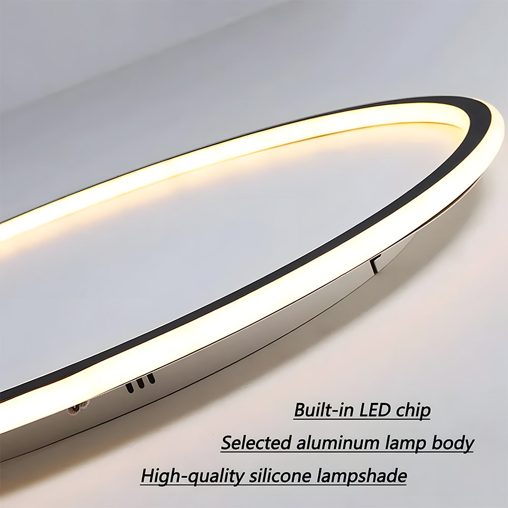 Ceiling Light Aluminum LED 11.8 in Ultra-Thin Indoor Living Room Bedroom Dining Room Office Modern Fixture | Thomler
