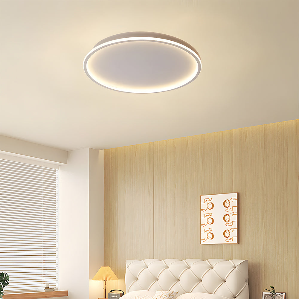 Ceiling Light Aluminum LED 11.8 in Ultra-Thin Indoor Living Room Bedroom Dining Room Office Modern Fixture | Thomler