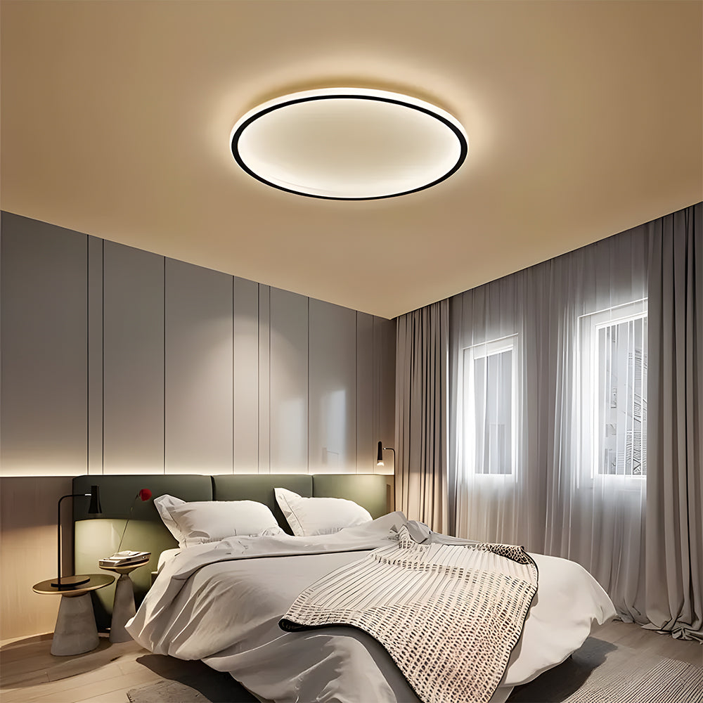 Ceiling Light Aluminum LED 11.8 in Ultra-Thin Indoor Living Room Bedroom Dining Room Office Modern Fixture | Thomler