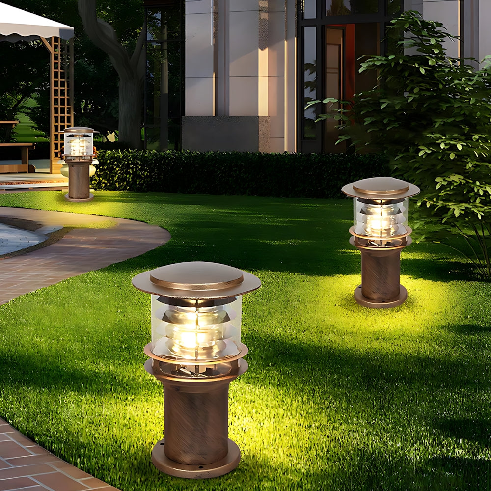 Outdoor Lamp Cast Aluminium Ø 15.0 cm IP65 Garden Driveway Pathway Patio Standing Light Weather Resistant Bollard | Thomler