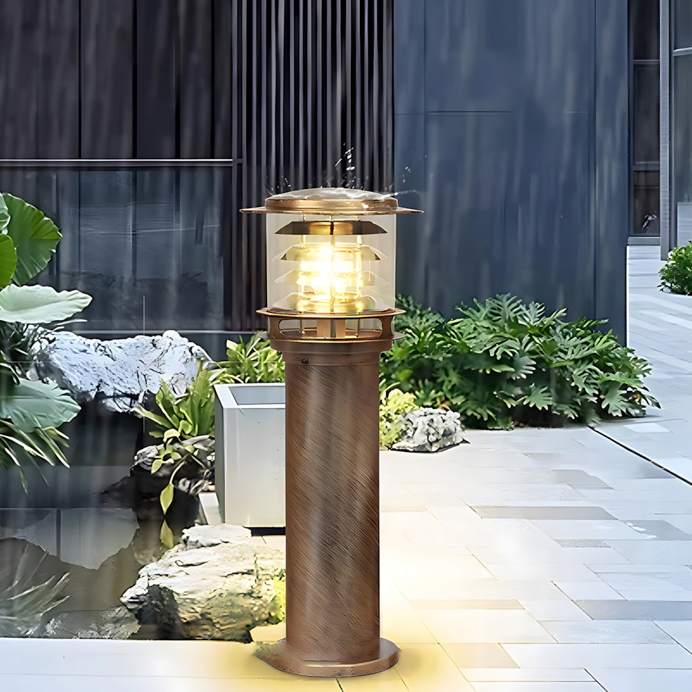 Outdoor Lamp Cast Aluminium Ø 15.0 cm IP65 Black Garden Path Driveway Patio Standing Light E27 Weather Resistant | Thomler