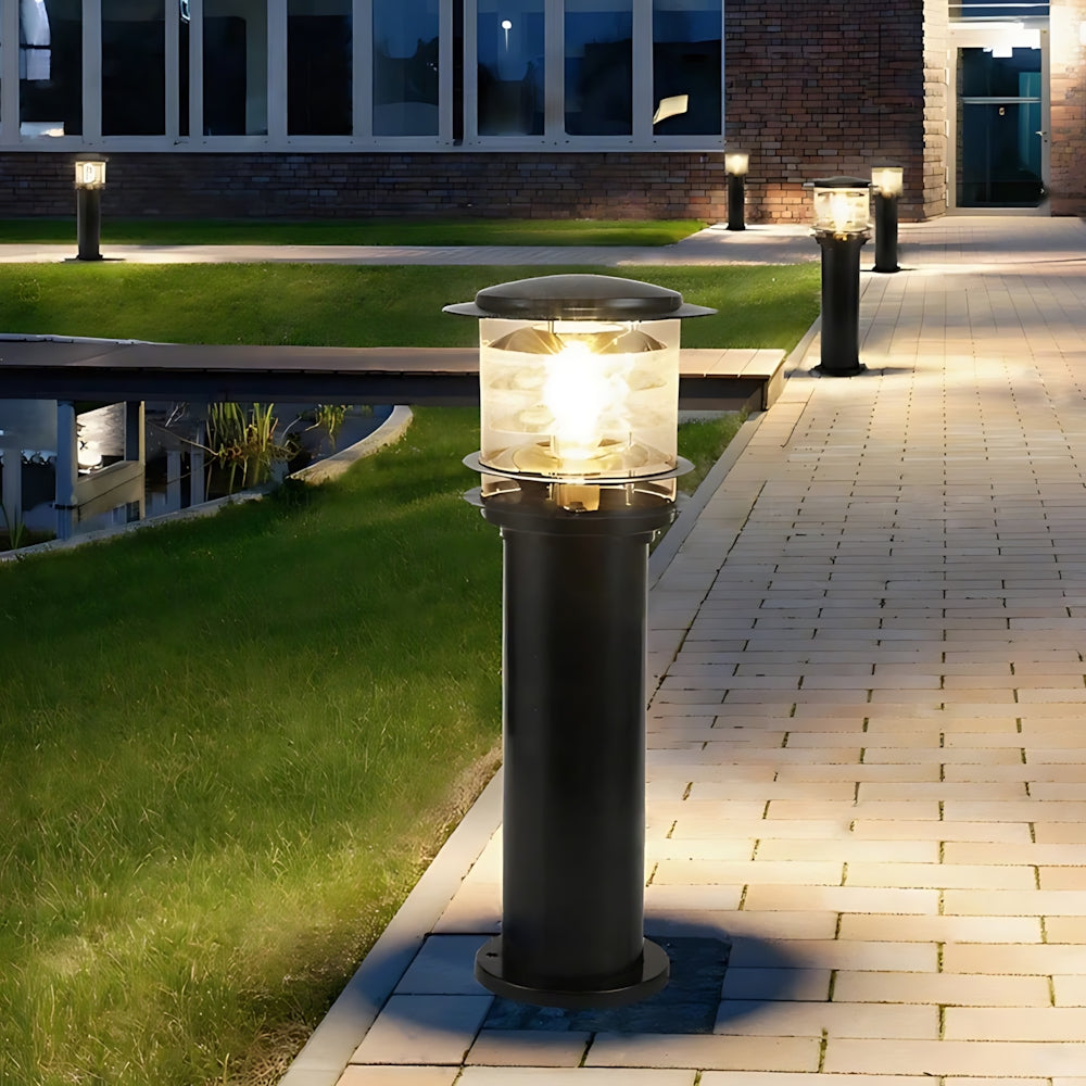 Outdoor Lamp Cast Aluminium Ø 15.0 cm IP65 Black Garden Path Driveway Patio Standing Light E27 Weather Resistant | Thomler