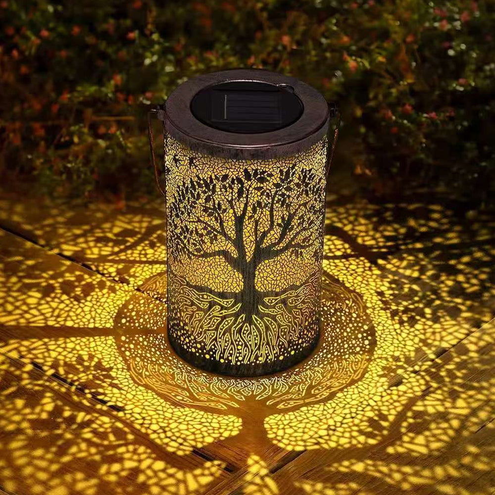 Solar Lantern Iron LED Ø 10.0 cm Garden Patio Hanging Outdoor Light Waterproof | Thomler