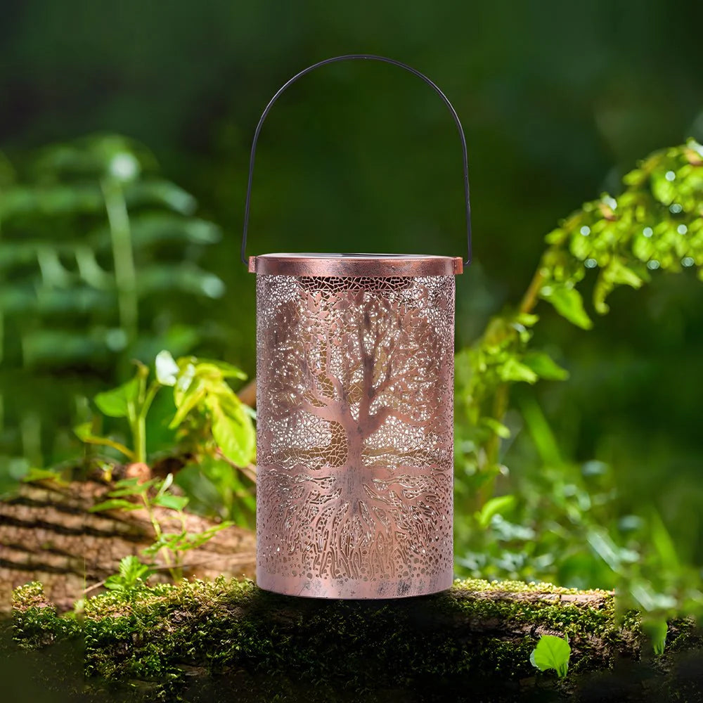 Solar Lantern Iron LED Ø 10.0 cm Garden Patio Hanging Outdoor Light Waterproof | Thomler