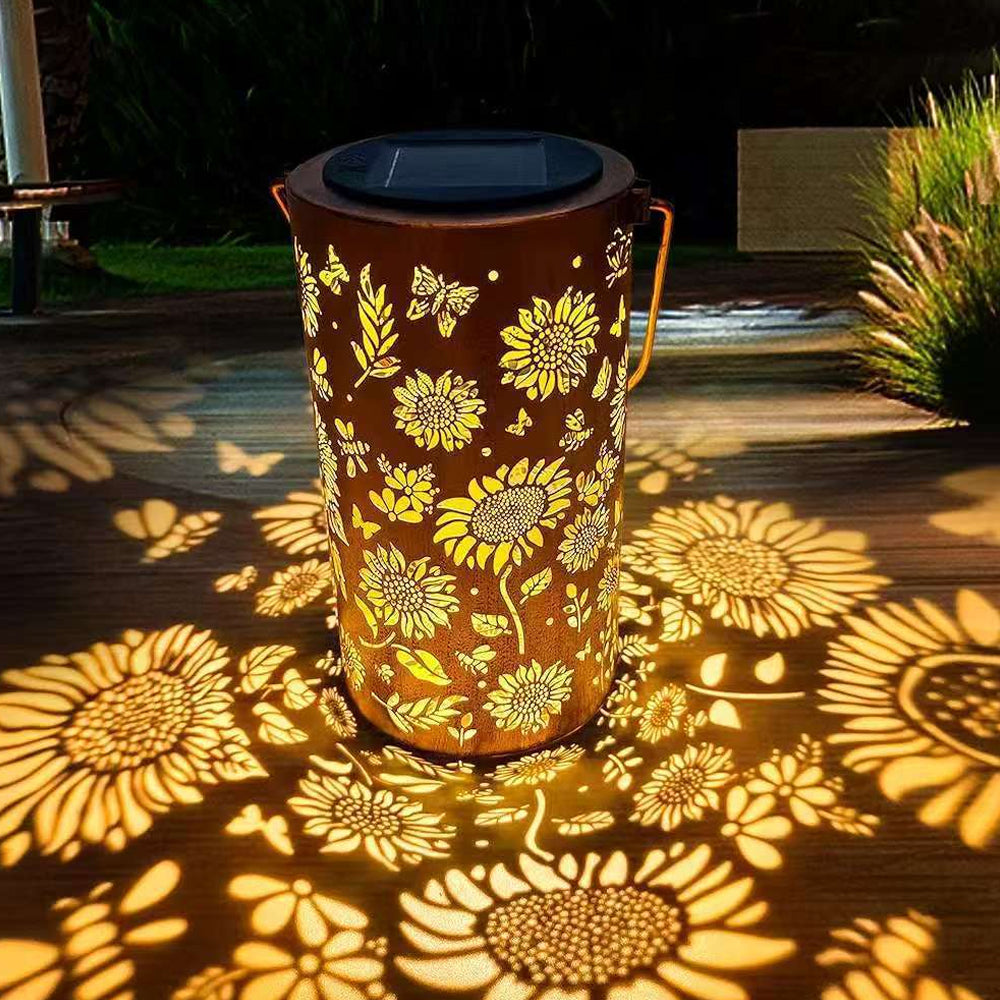Solar Lantern Iron LED Ø 10.0 cm Garden Patio Hanging Outdoor Light Waterproof | Thomler