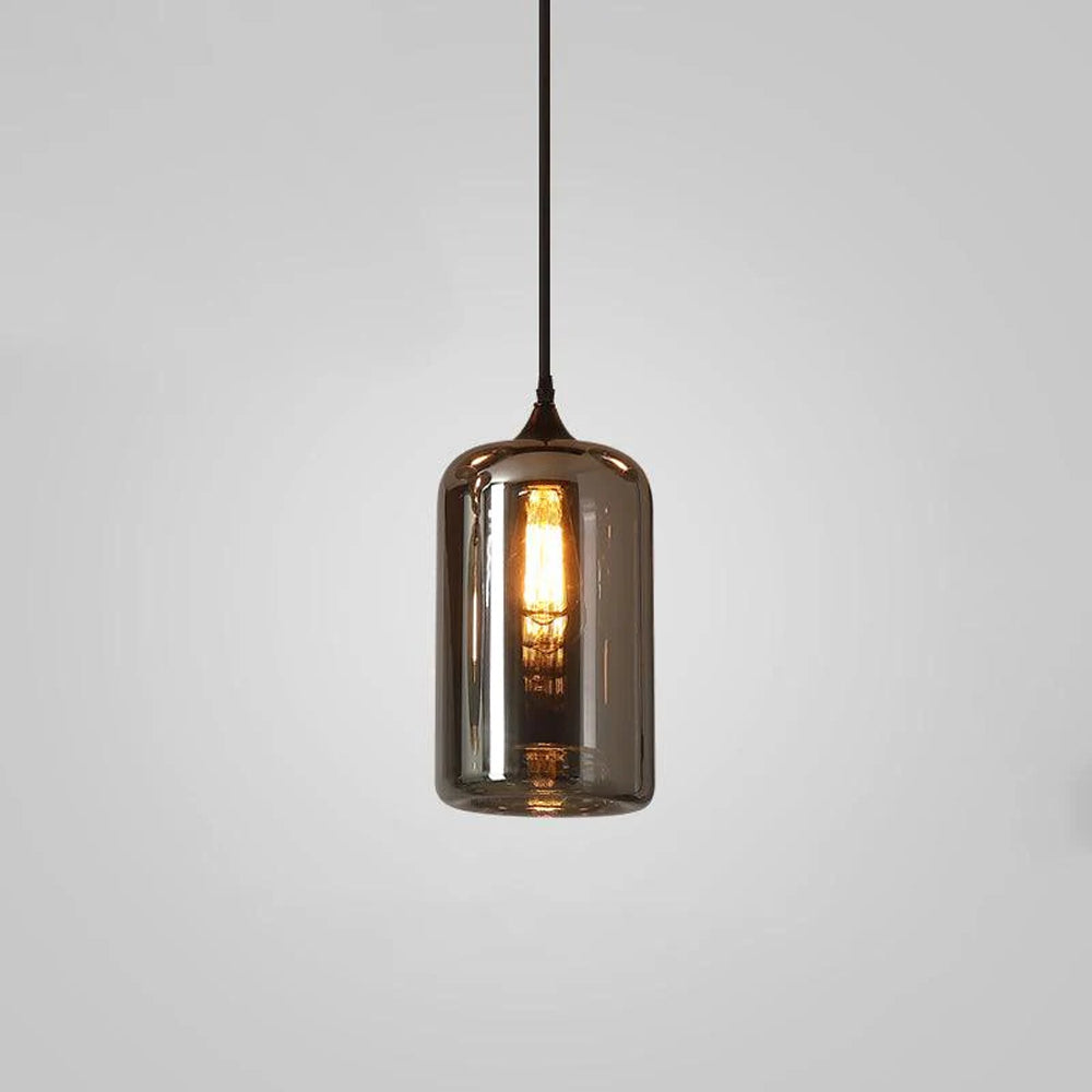 Pendant Light Glass Adjustable 11 in Indoor Dining Room Kitchen Island Ceiling Lamp | Thomler