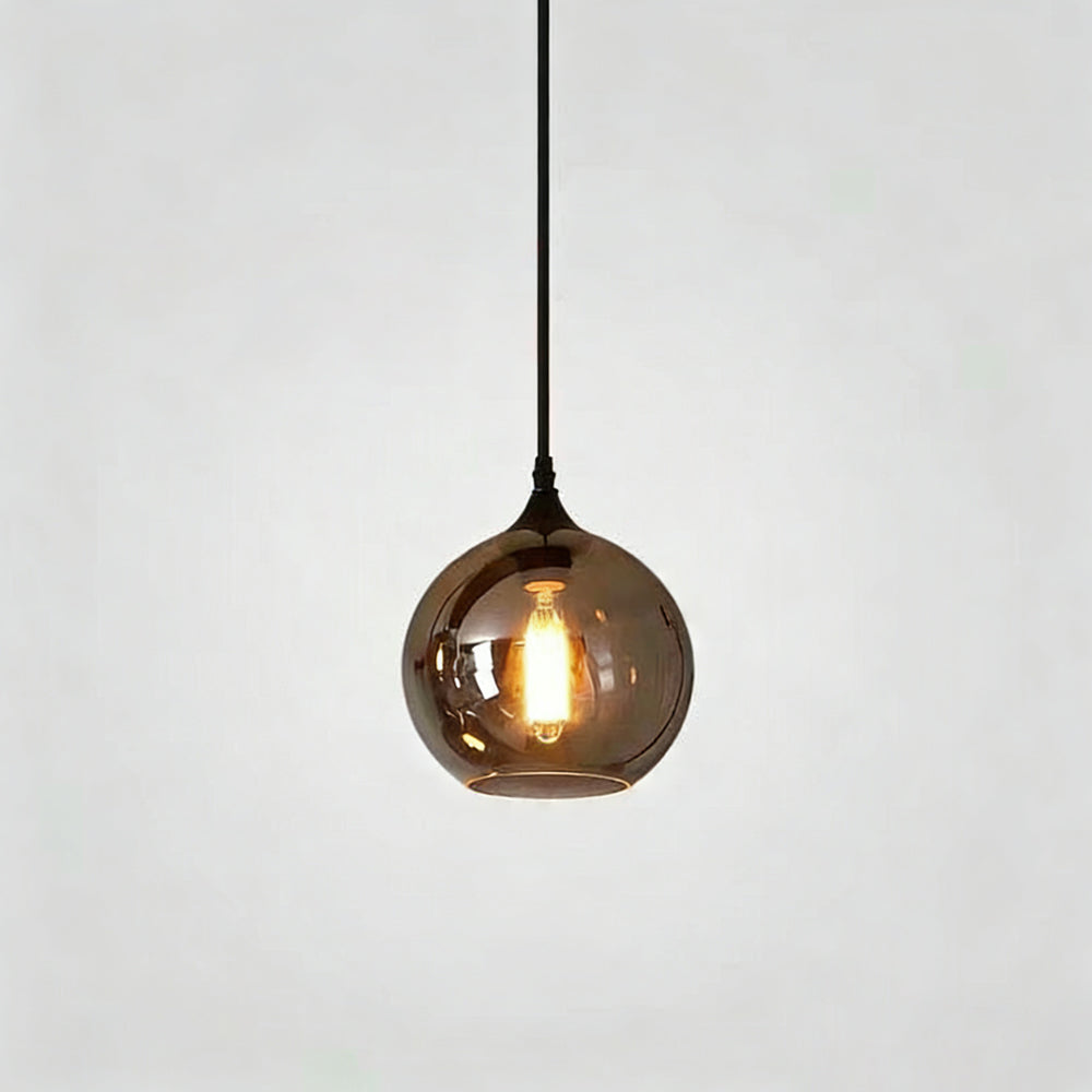 Pendant Light Glass Adjustable 11 in Indoor Dining Room Kitchen Island Ceiling Lamp | Thomler