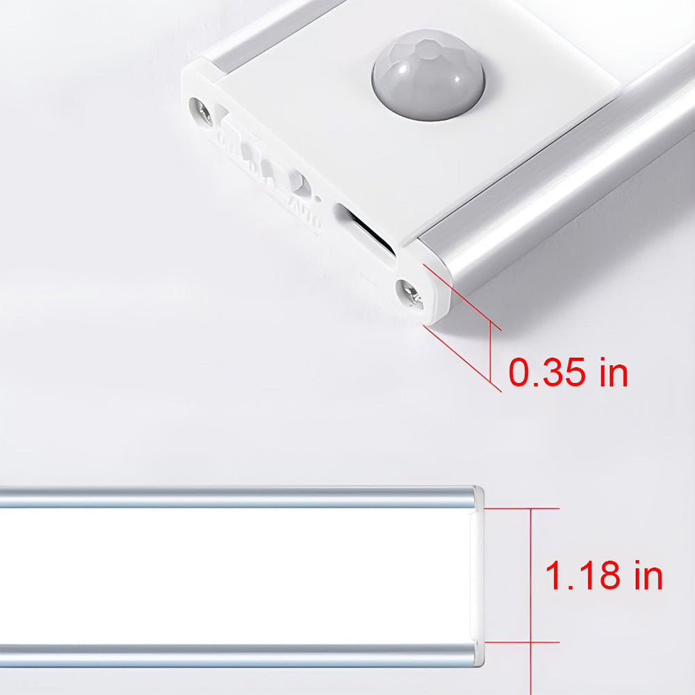 Wall Light Iron 7.9 in Rechargeable Battery Operated Indoor LED Under Cabinet Lighting Hallway Bedroom Kitchen Wireless | Thomler