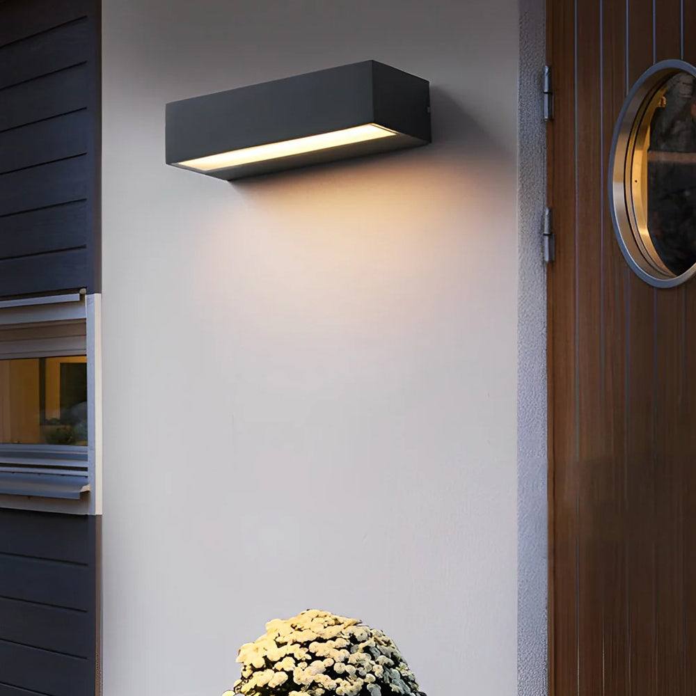 Wall Lamp Die-Cast Aluminum 7.9 in Outdoor Balcony Corridor Entrance LED Lighting Fixture Modern Minimalist Design | Thomler