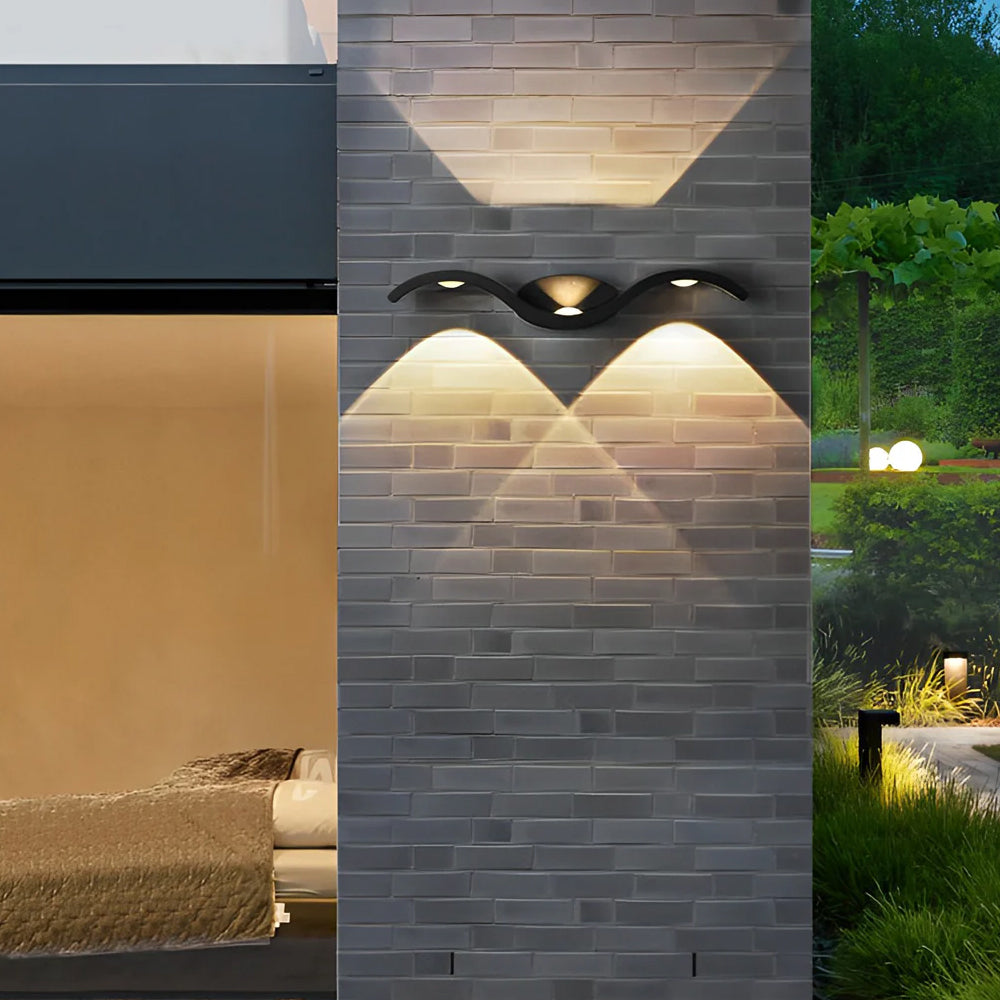 Wall Light Aluminum 14.8 in Outdoor LED Coastal Villa Garden Pathway Lighting | Thomler