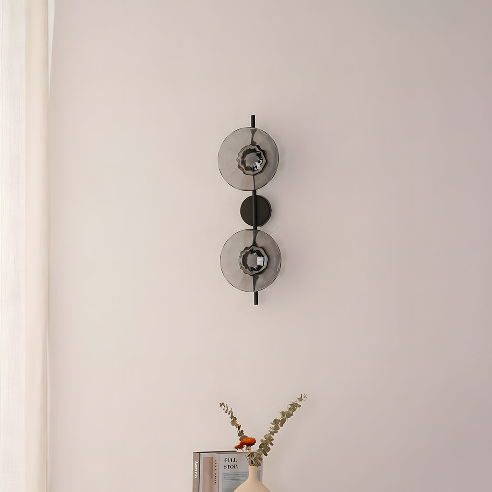 Wall Light Glass 7.9 in Soft Glow Indoor Bedroom Hallway Living Room Ambient Lighting | Thomler
