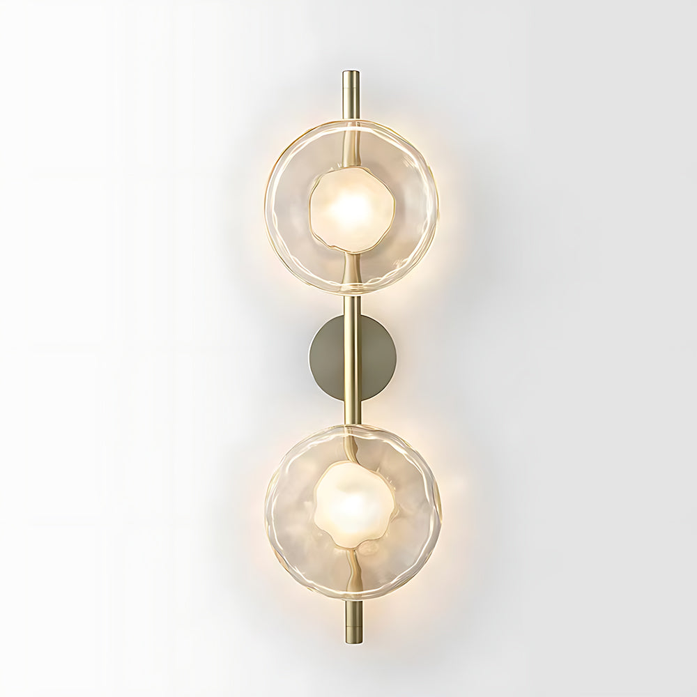 Wall Light Glass 7.9 in Soft Glow Indoor Bedroom Hallway Living Room Ambient Lighting | Thomler
