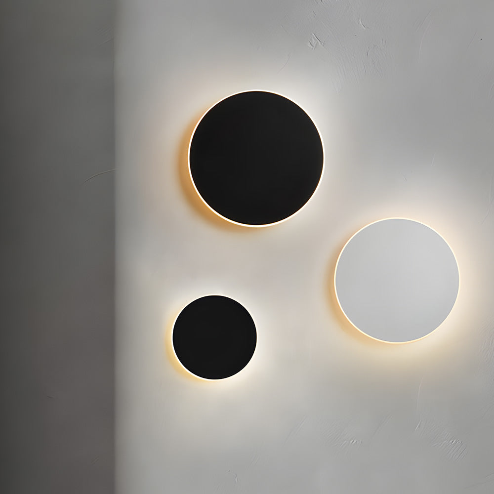 Wall Light Iron 5.1 in 11.8 in 7.9 in Black White Indoor Bedroom Hallway Living Room Accent Lighting | Thomler