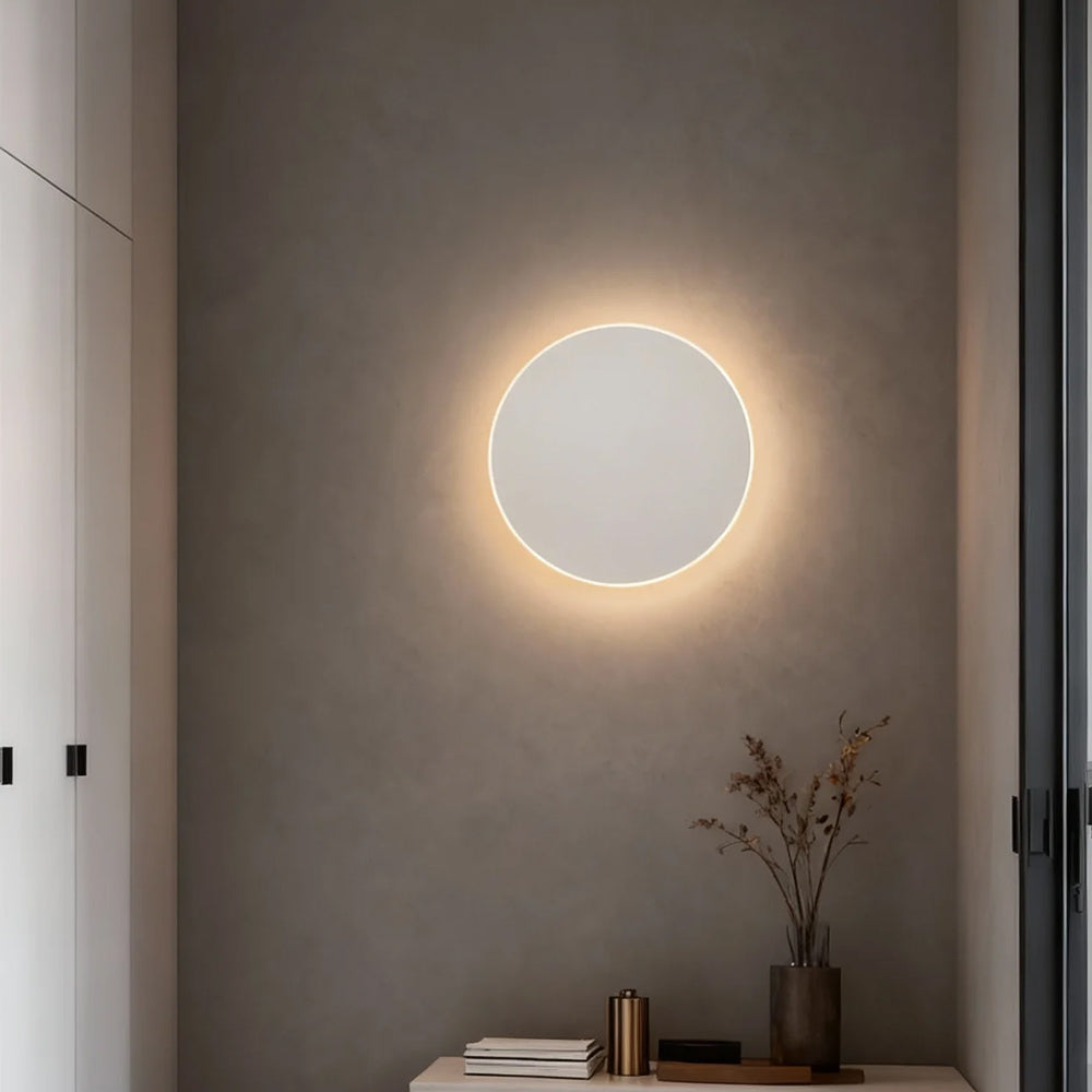 Wall Light Iron 5.1 in 11.8 in 7.9 in Black White Indoor Bedroom Hallway Living Room Accent Lighting | Thomler
