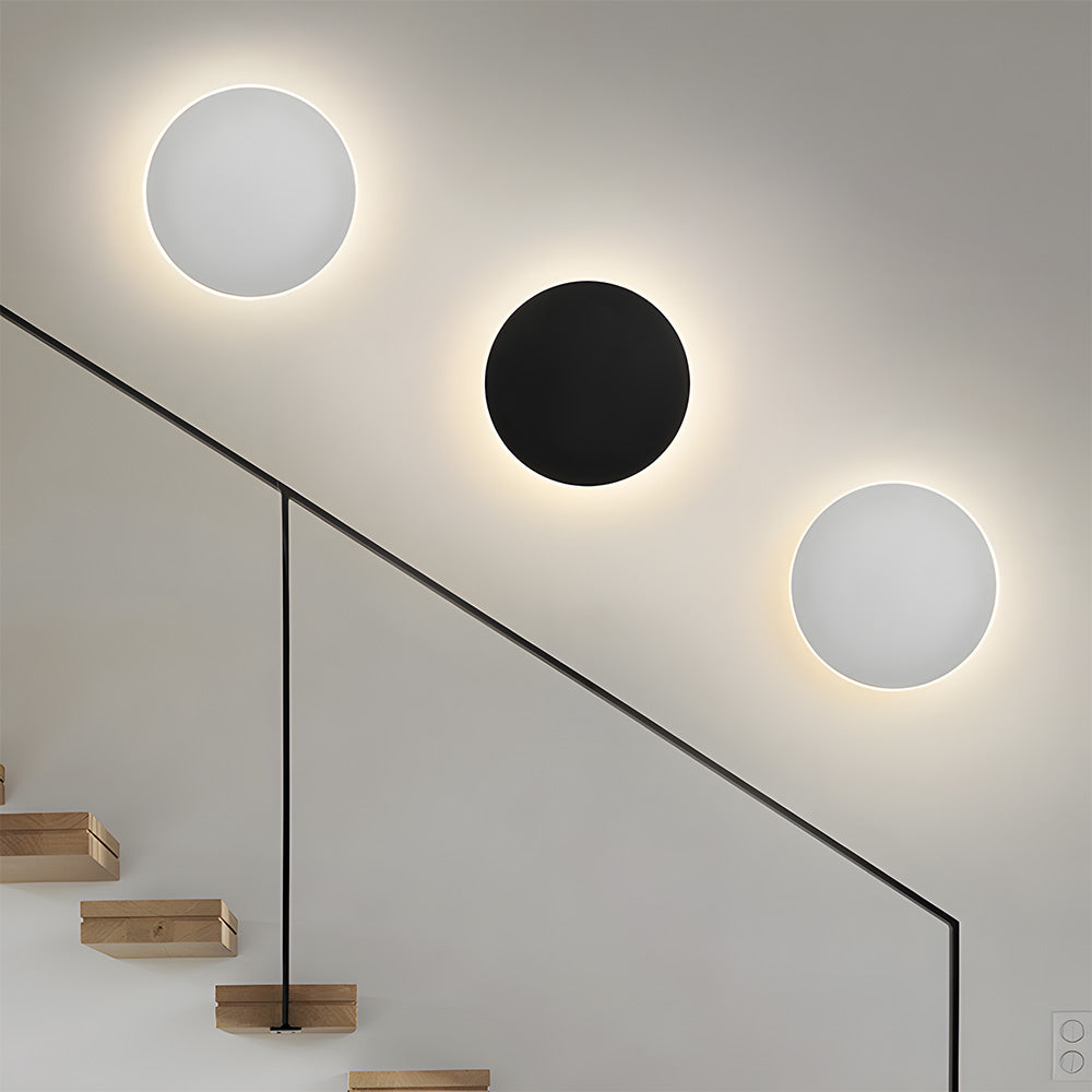 Wall Light Iron 5.1 in 11.8 in 7.9 in Black White Indoor Bedroom Hallway Living Room Accent Lighting | Thomler