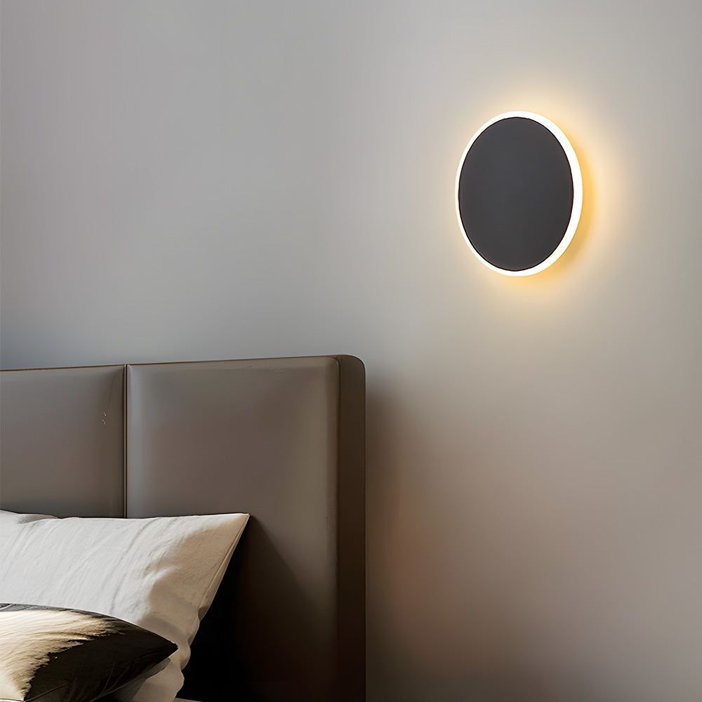 Wall Light Iron 5.1 in 11.8 in 7.9 in Black White Indoor Bedroom Hallway Living Room Accent Lighting | Thomler
