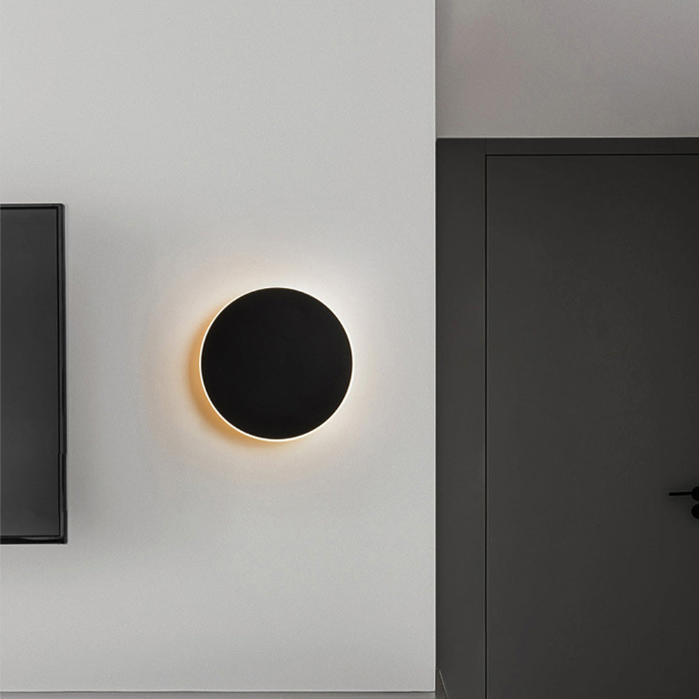 Wall Light Iron 5.1 in 11.8 in 7.9 in Black White Indoor Bedroom Hallway Living Room Accent Lighting | Thomler