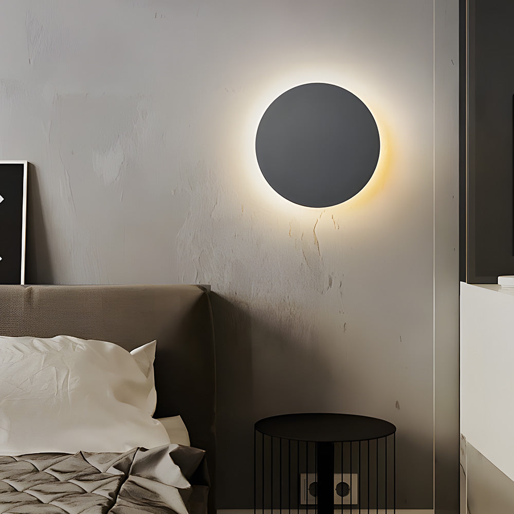 Wall Light Iron 5.1 in 11.8 in 7.9 in Black White Indoor Bedroom Hallway Living Room Accent Lighting | Thomler