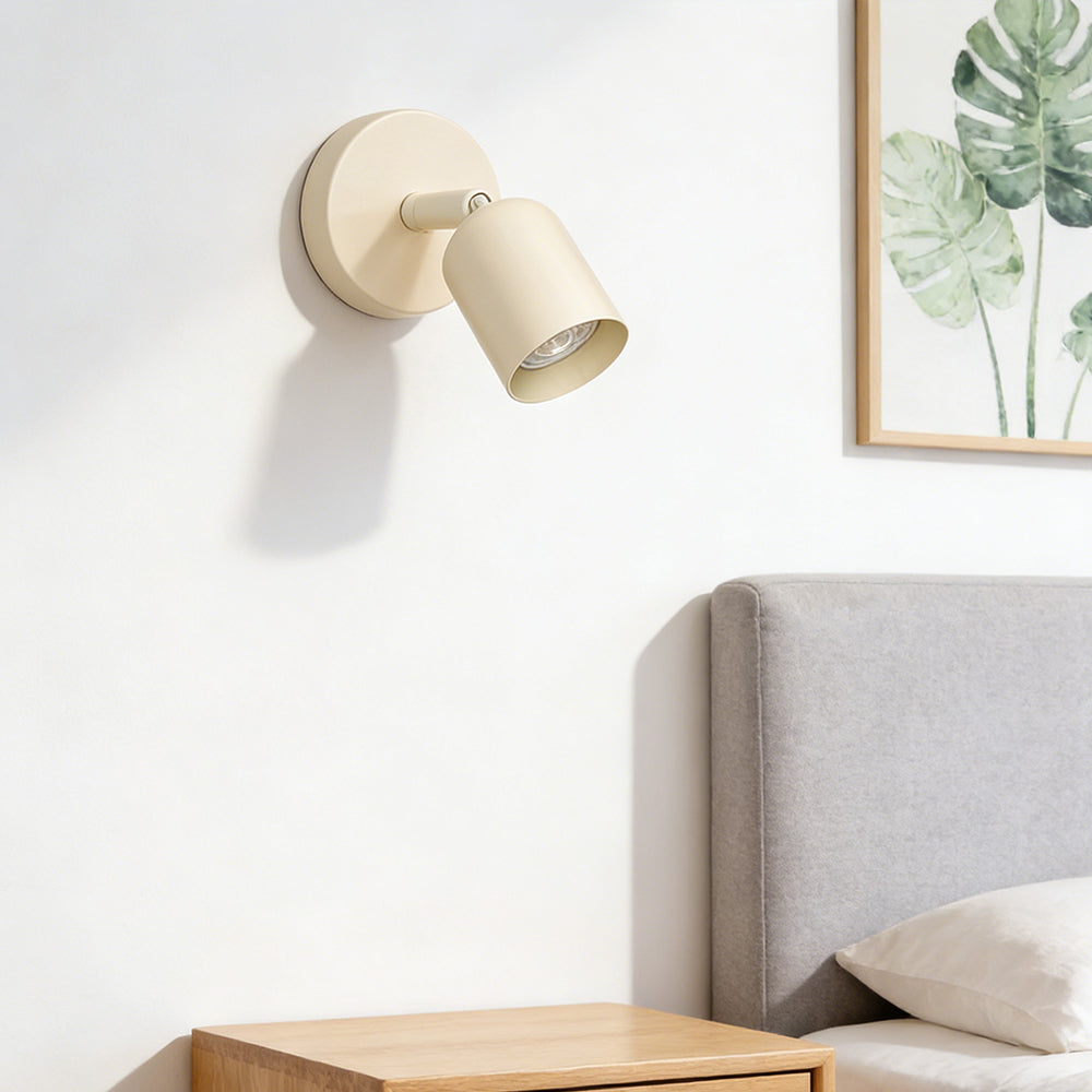 Wall Lamp Iron 12.0 cm Matte Pink Bedroom Hallway LED Reading Accent Light Modern Indoor Sconce | Thomler