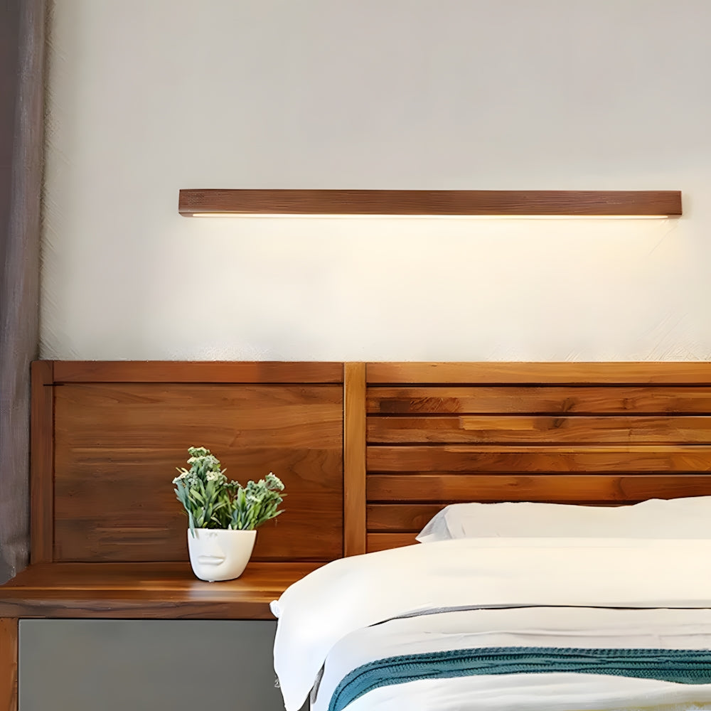 Wall Lamp Wood LED 60.0 cm Warm Bathroom Bedroom Mirror Lighting Fixture | Thomler
