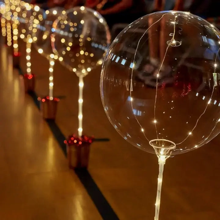 LED-Ballonlichter mit warmweißem Licht