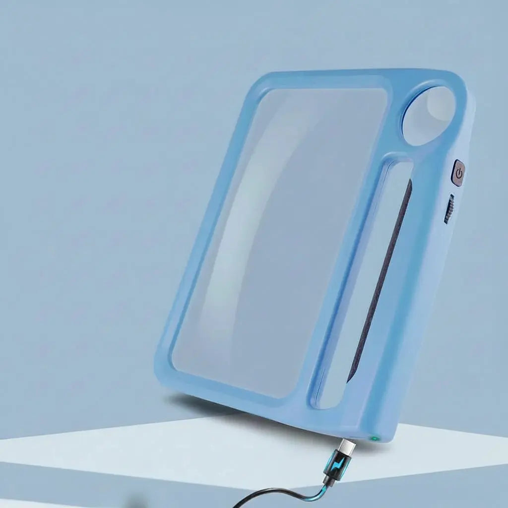 Illuminated Handheld Magnifier with 48 LED Lights – 5X & 10X Dual Lens for Small Print, Documents & Hobbies | Thomler