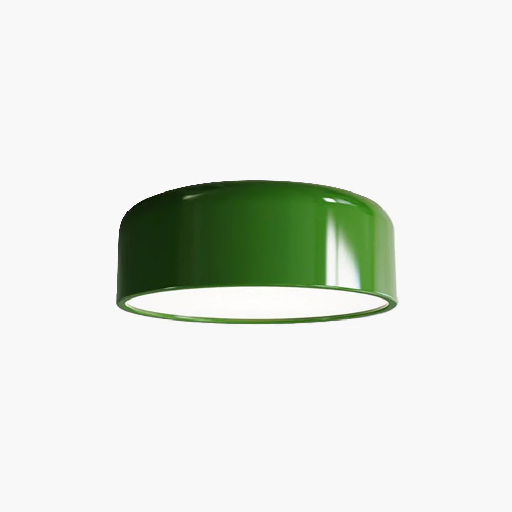 Ceiling Light Metal Dome LED Dimmable 5.0–10.0 m² Green Bedroom Kitchen Flush Mount Lamp | Thomler
