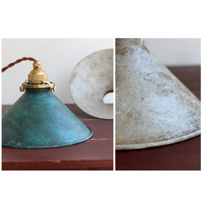 Industrial Metal Cone Hanging Fixture with Adjustable Cable – Hardwired Ceiling Drop for Kitchen & Dining | Thomler