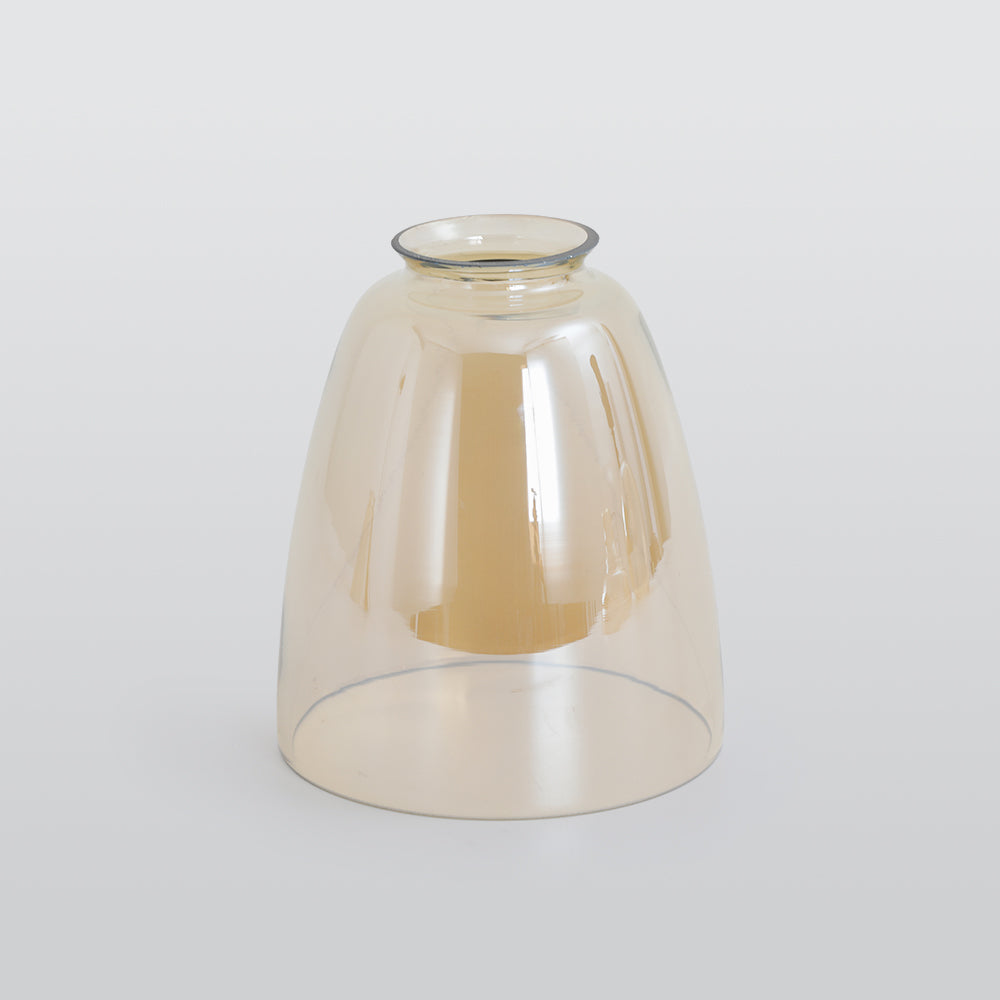 Industrial Glass Hanging Lamp Metal Frame Adjustable Drop Fixture for Kitchen Dining Living Spaces Clear Amber Smoke | Thomler
