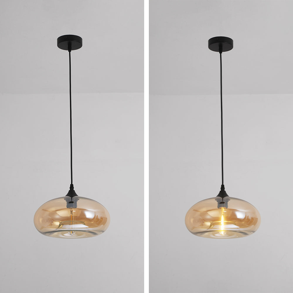 Glass Pendant Light Nordic Modern Hanging Fixture Adjustable Cord Bedroom Dining Living Room E27 LED 110-240V Interior Lighting Decor Vase | Thomler