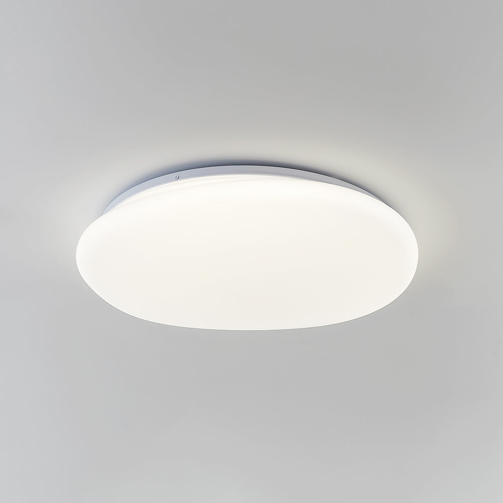 Contemporary Pebble LED Flush Mount Ceiling Light with Tri-Color Feature for Bedrooms & Living Rooms | Thomler