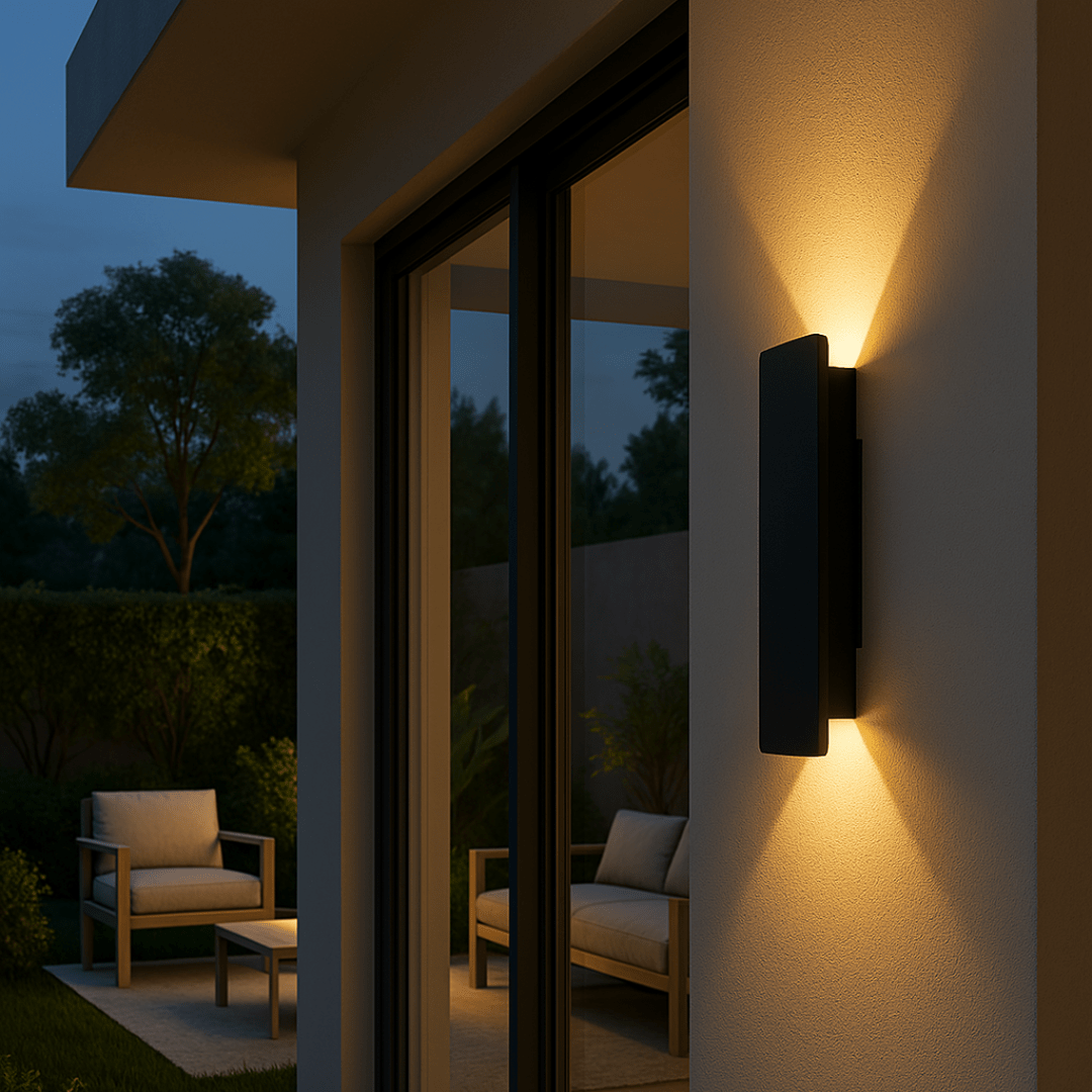 Outdoor Aluminum LED Wall Light – Weatherproof Accent Fixture for Patio, Garden & Entry | Thomler