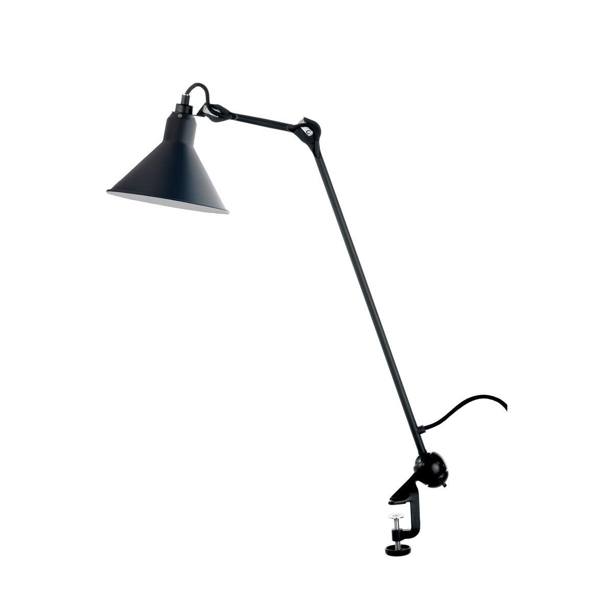 Desk Lamp Iron Adjustable Arm 8.3 in Clip On Black Task Lighting Workspace Reading Light Industrial | Thomler