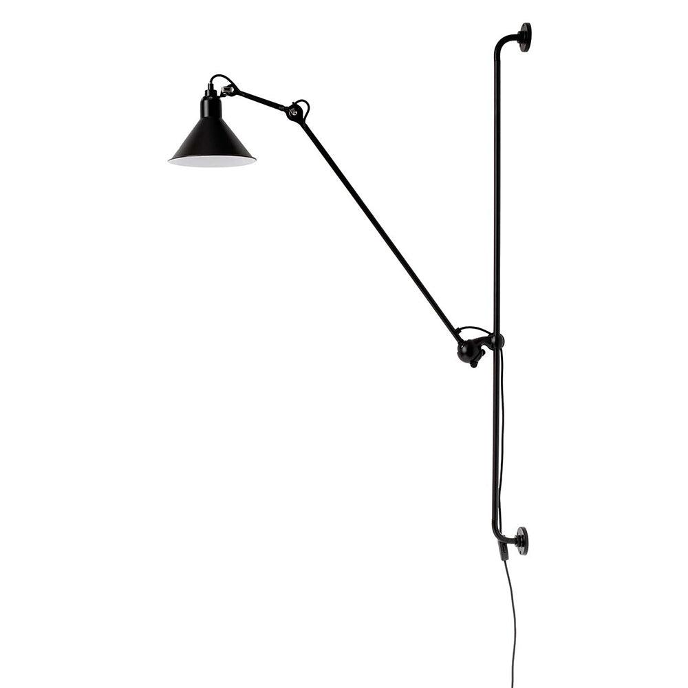 Articulating Swing Arm Sconce Matte Black 46.5 Inch Reach Bedside Reading Light for Bedroom Office Hallway Adjustable Wall-Mounted Task Lamp | Thomler