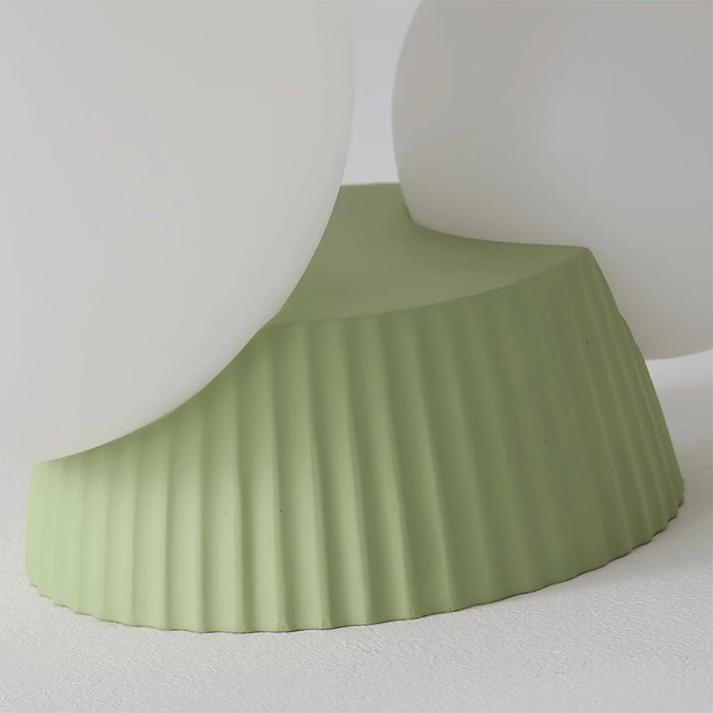 Ceiling Light Resin 21.5 cm Green Living Room Bedroom Hallway Spherical Indoor Lamp | Thomler