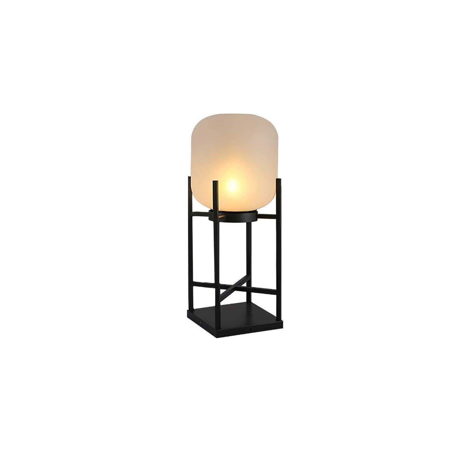 Outdoor Floor Lamp Stainless Steel LED 18.9 in Adjustable Garden Patio Lantern Warm Neutral Cool Light | Thomler
