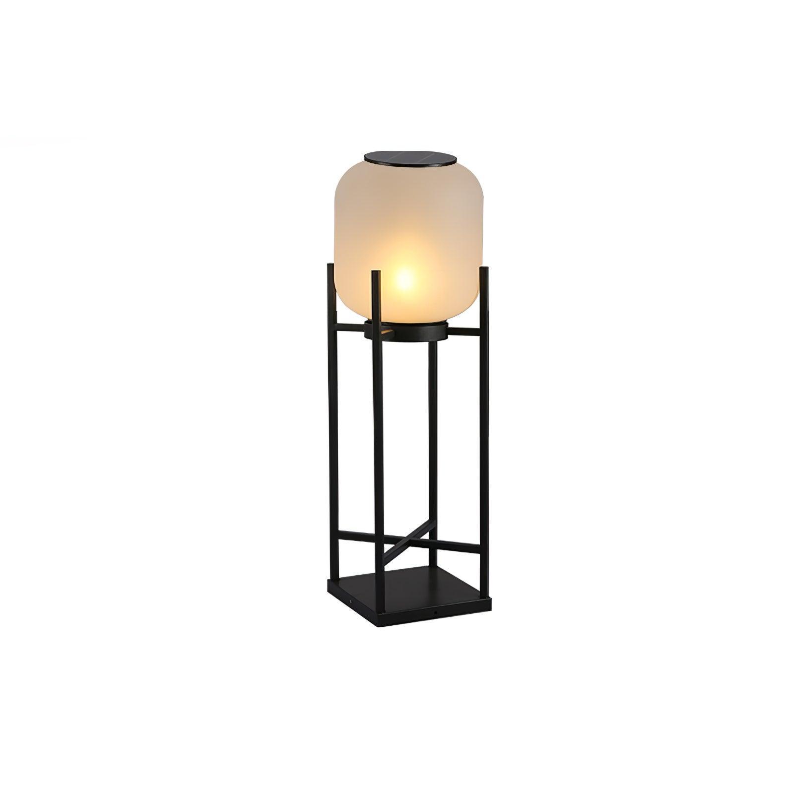 Outdoor Floor Lamp Stainless Steel LED 18.9 in Adjustable Garden Patio Lantern Warm Neutral Cool Light | Thomler