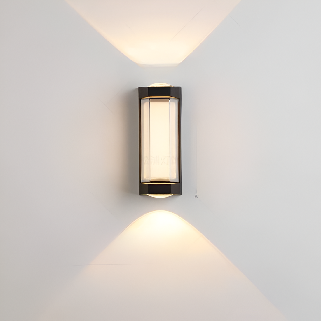 Wall Lamp Metal Acrylic 10.6 in Outdoor Up Down Waterproof Exterior Lighting Modern Minimalist Facade Porch Garden Fixture | Thomler