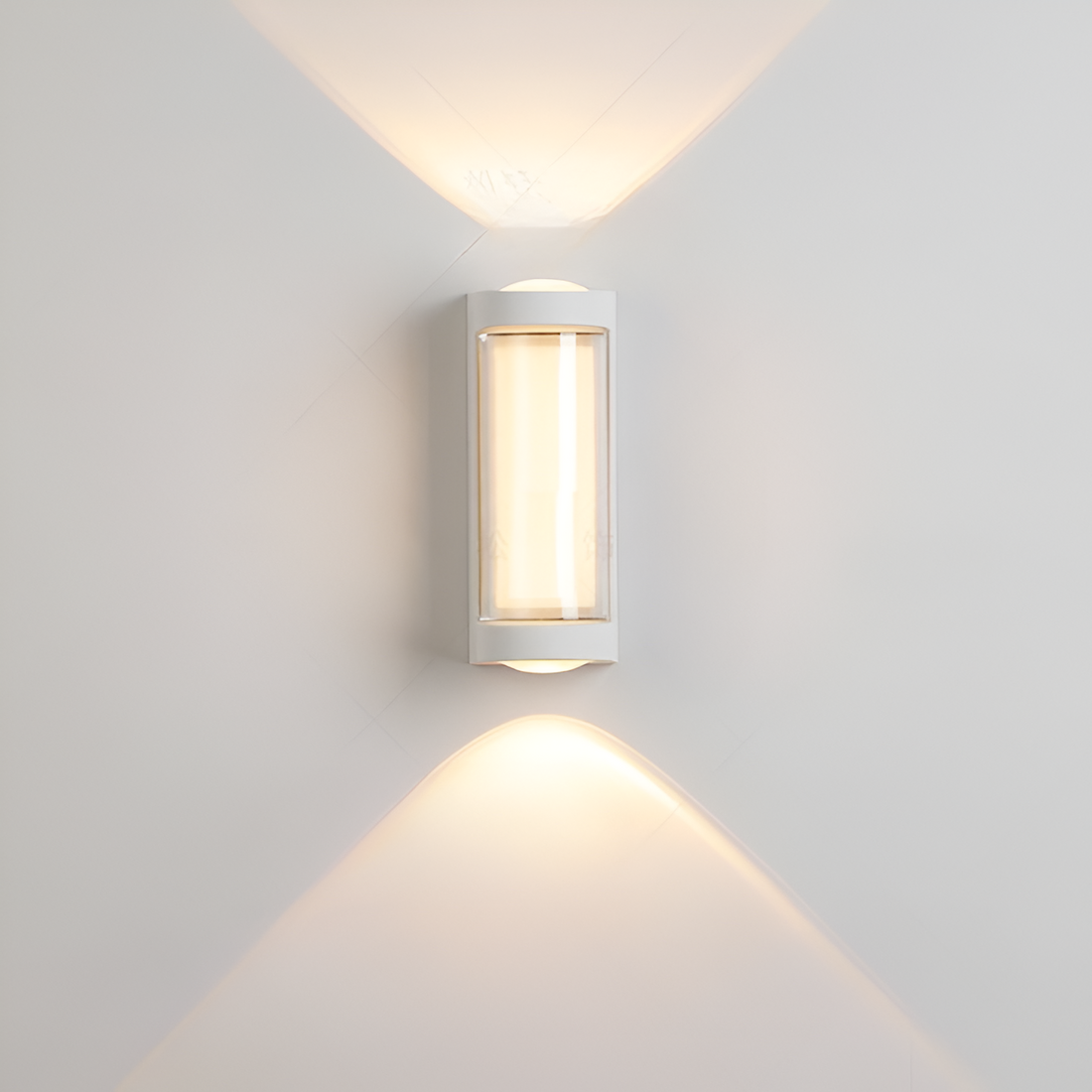Wall Lamp Metal Acrylic 10.6 in Outdoor Up Down Waterproof Exterior Lighting Modern Minimalist Facade Porch Garden Fixture | Thomler