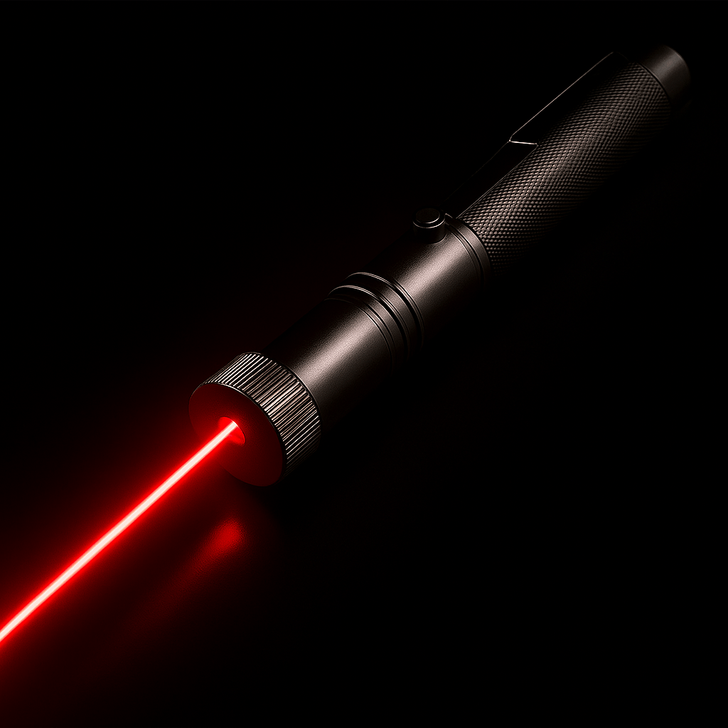 Laser Pointer Metal Adjustable Focus 32.8 ft (10,000 m) Range Red Green Violet For Presentations Outdoor Stargazing Precision Beam USB Rechargeable Security Lock | Thomler