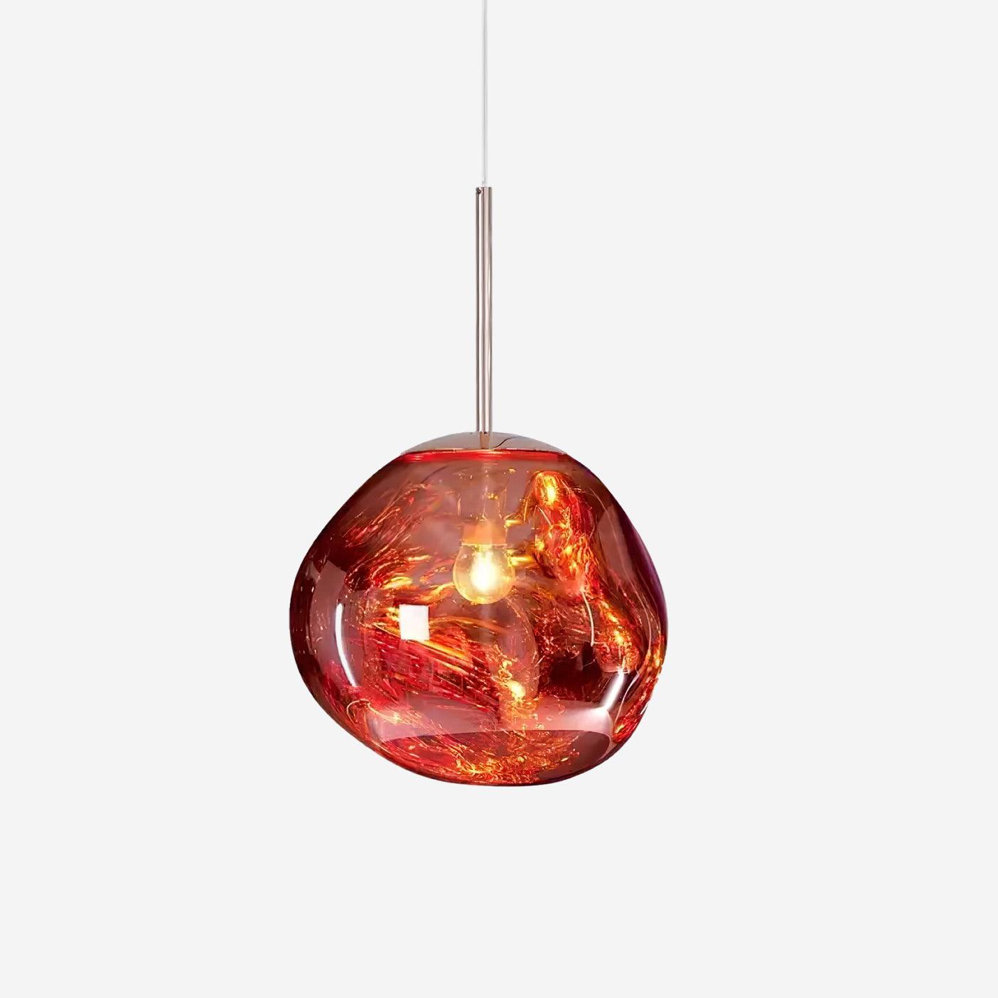 Pendant Lamp Metal 11 in Adjustable Ceiling Light Silver Gold Rose Gold Smoky Gray | Thomler