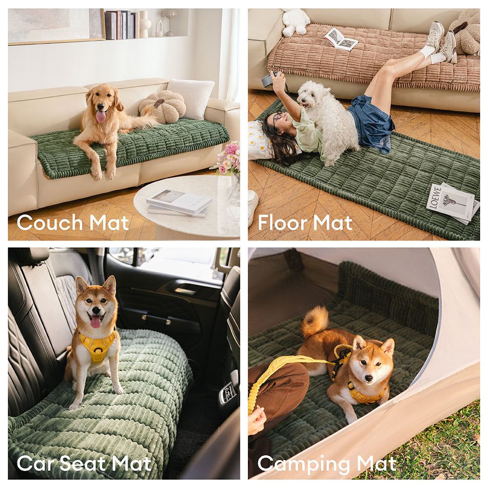 Plush Flannel Furniture Protector for Pets – Non-Slip Waterproof Sofa Throw for Dogs & Cats – Machine Washable Couch Shield | Thomler