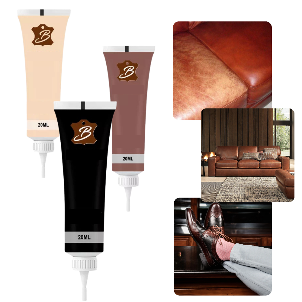 Vinyl & Leather Repair Compound 0.7 fl oz Tube Restores Furniture Couch Sofa Car Seats Jackets Bags Fix Scratches Tears Rips Scuffs | Thomler