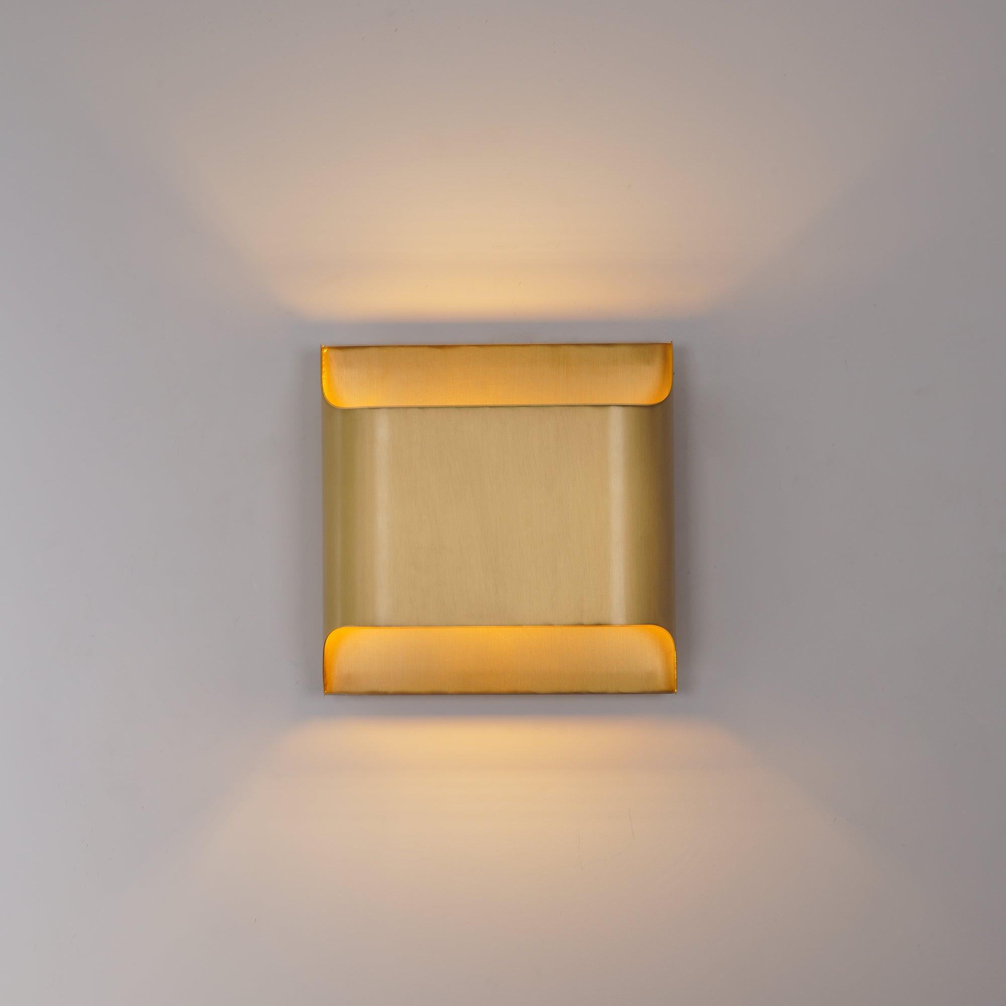 Wall Lamp Brass 9.8 in Indoor Accent Lighting LED G9 Fixture Living Room Bedroom Hallway | Thomler