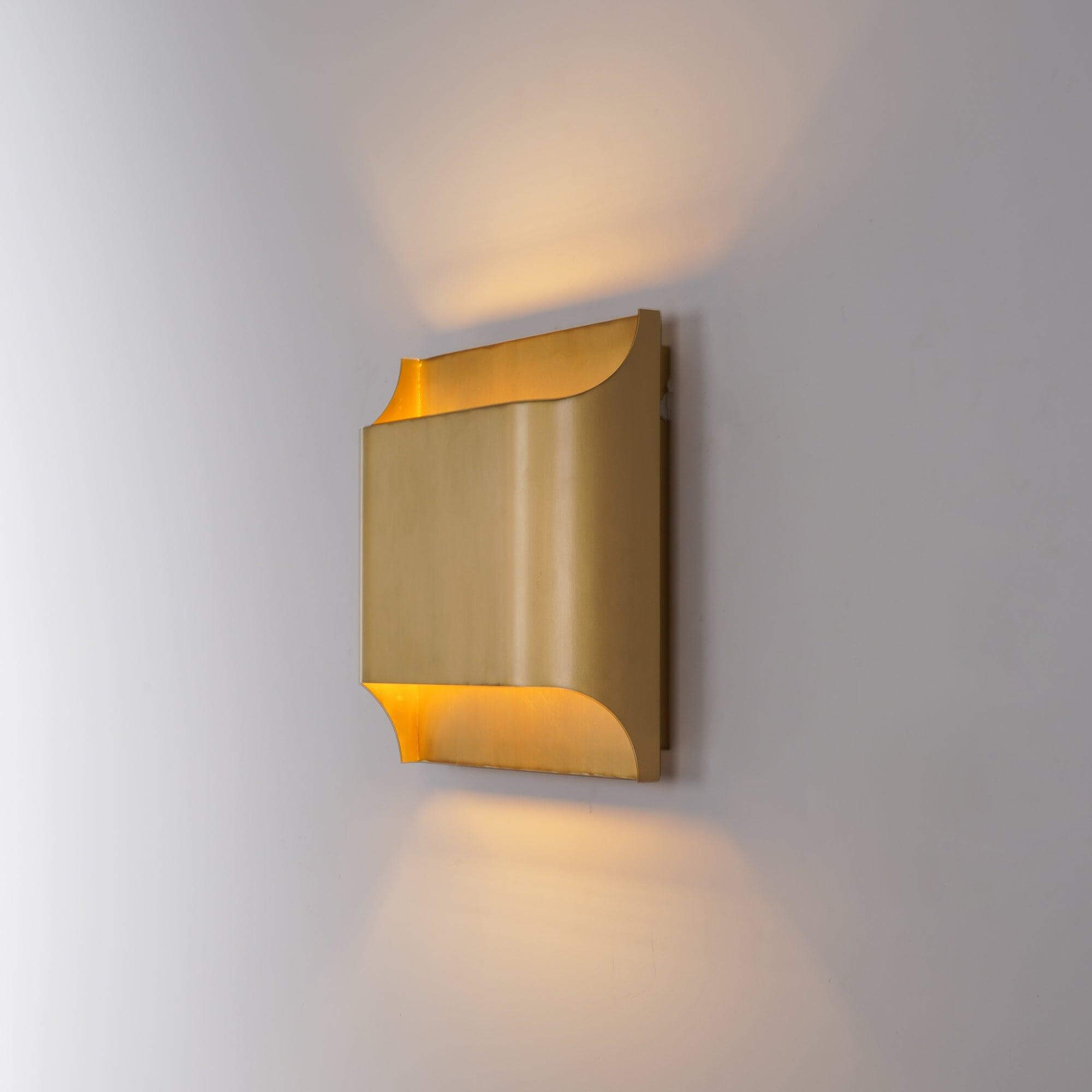 Wall Lamp Brass 9.8 in Indoor Accent Lighting LED G9 Fixture Living Room Bedroom Hallway | Thomler